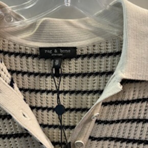 NWT RAG AND BONE VIOLA STRIPED POLO - Picture 4 of 11